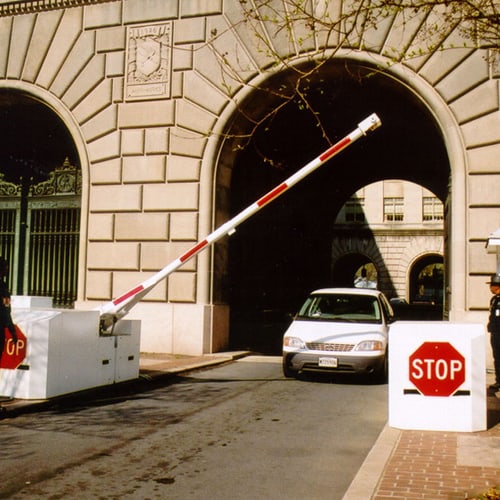 K-4 crash-rated barricades